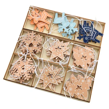 45PCS Practical Portable Creative Delicate Durable Wood Snowflake Wood Star for Hanging Ornament Decoration Christmas 
45PCS Practical Portable Creative Delicate Durable Wood Snowflake Wood Star for Hanging Ornament Decoration Christmas
