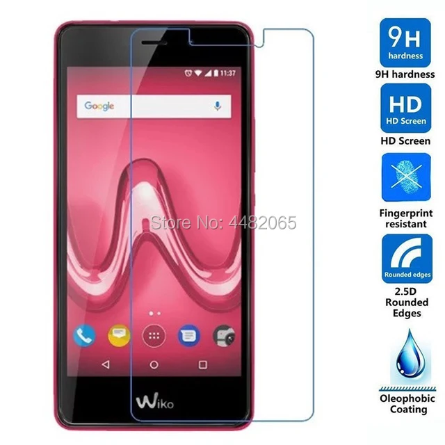 2 шт. защита для wiko jerry 3 Защитная пленка из закаленного стекла 9h Защита ЖК-экрана