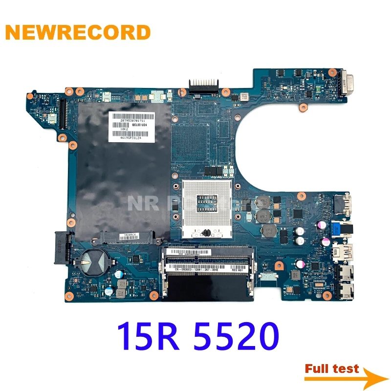 NEWRECORD QCL00 LA-8241P CN-0N35X3 0N35X3 материнская плата для ноутбука DELL Inspiron 15R 5520 PGA 989 HM76 DDR3