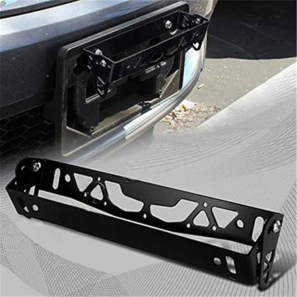Black Auto License Plate Frame Aluminum Rotating Number Plate Adjustable License Plate Frame Tag Holder For BMW VW FORD
Black Auto License Plate Frame Aluminum Rotating Number Plate Adjustable License Plate Frame Tag Holder For BMW VW FORD