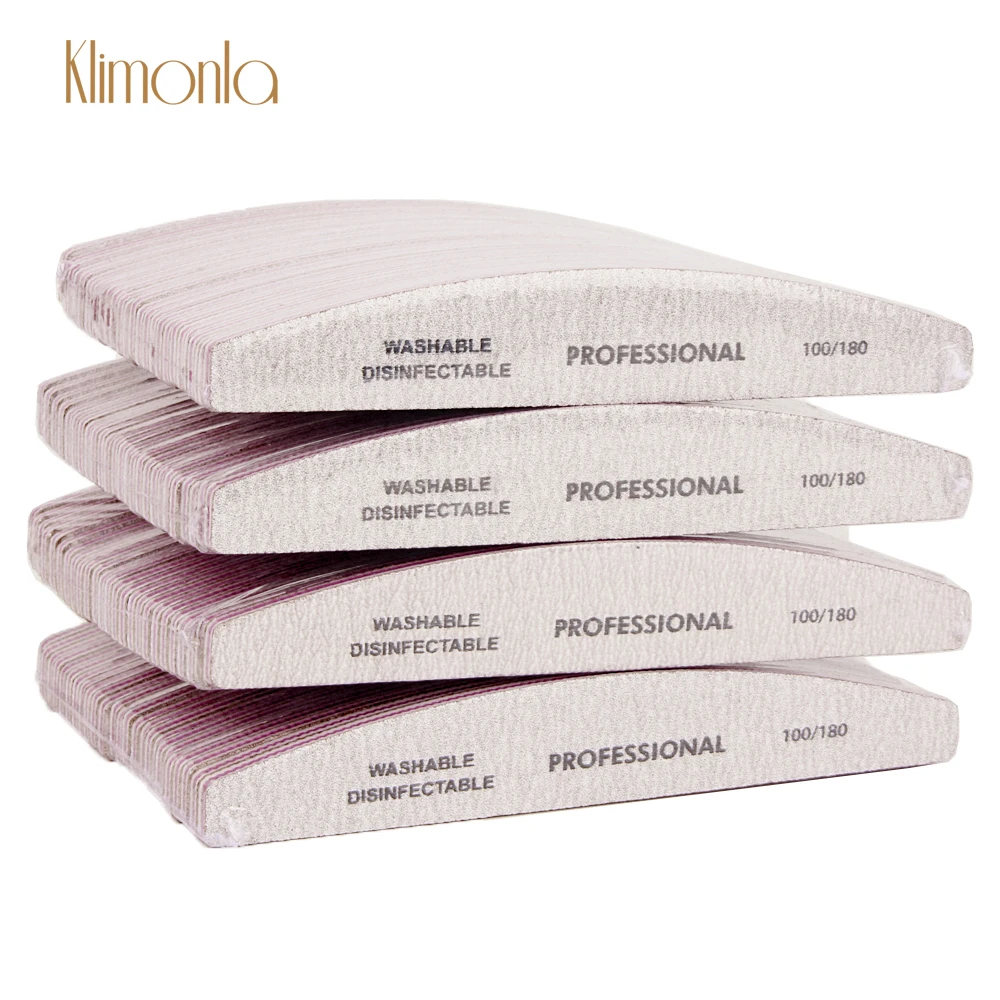 100Pcs/Pack Professional lime a ongle Zebra Curve Nail Files Double Sided Nail 100/180 Sandpaper Half Moon Buffing Beauty Tools
100Pcs/Pack Professional lime a ongle Zebra Curve Nail Files Double Sided Nail 100/180 Sandpaper Half Moon Buffing Beauty Tools