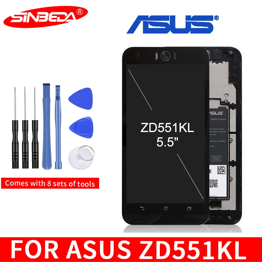 Original 5.5" LCD For ASUS Zenfone Selfie ZD551KL LCD Display Touch Screen with Frame Digitizer Assembly for Zenfone ZD551KL LCD
Original 5.5" LCD For ASUS Zenfone Selfie ZD551KL LCD Display Touch Screen with Frame Digitizer Assembly for Zenfone ZD551KL LCD