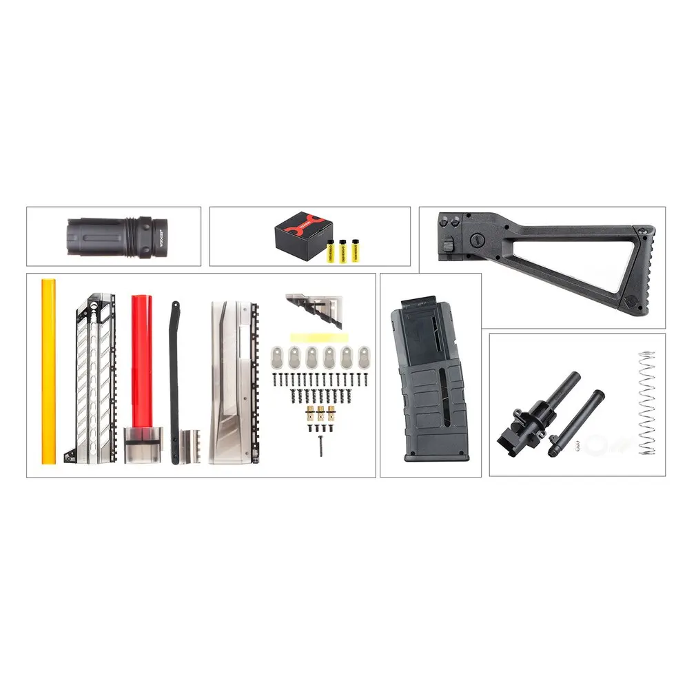 Worker FCZ-W009 Retaliator Parts Kit for Nerf N-Strike Elite Stryfe Blaster Mod Kits Set Toy Gun Accessories
Worker FCZ-W009 Retaliator Parts Kit for Nerf N-Strike Elite Stryfe Blaster Mod Kits Set Toy Gun Accessories