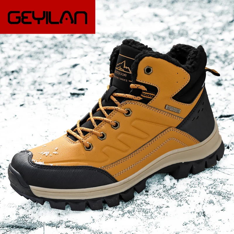 Classic Men Winter Snow Boots Super Warm Fur Male Ankle Boots Men Waterproof Non-slip Hiking Shoes Male Autumn Basic Shoes
Classic Men Winter Snow Boots Super Warm Fur Male Ankle Boots Men Waterproof Non-slip Hiking Shoes Male Autumn Basic Shoes