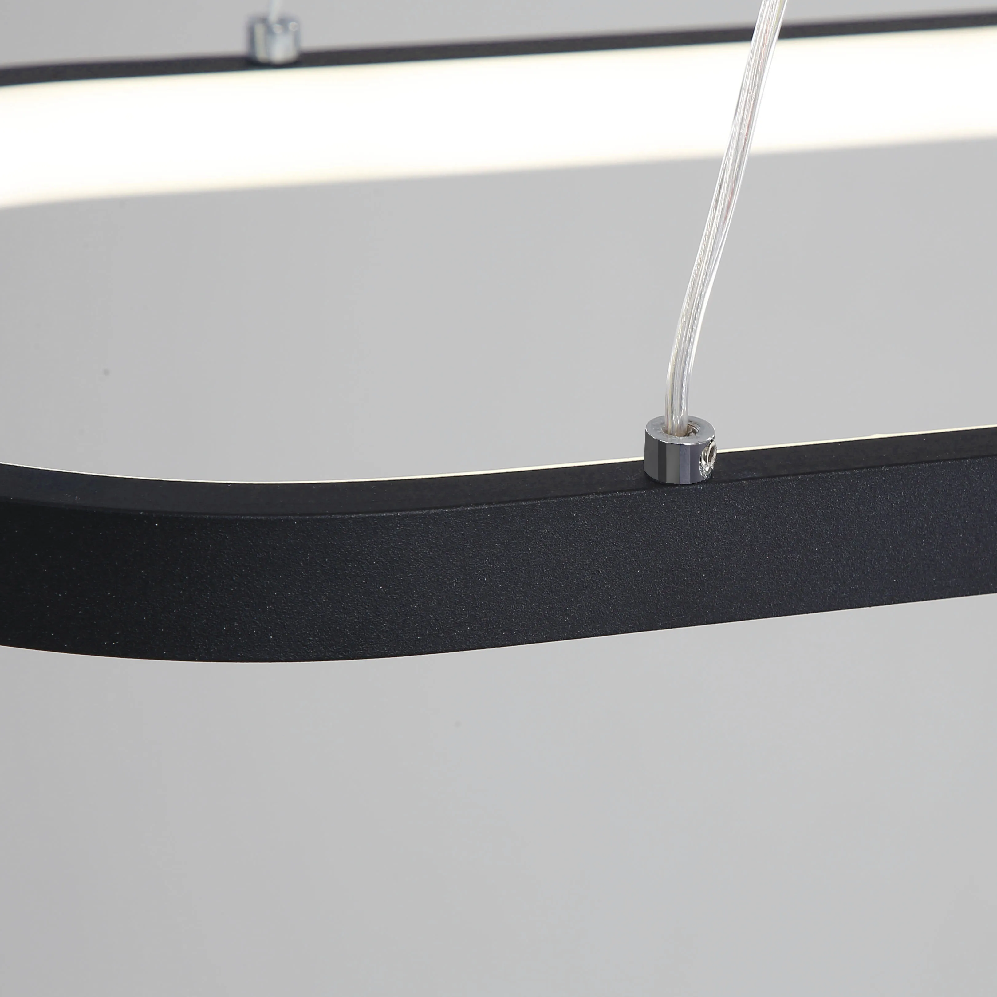 Bwart современный черный абажур промышленных кулон висит светильник люстра Лофт