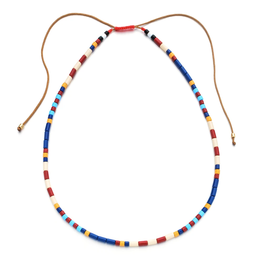 ZMZY Rainbow Tila Beads Choker Necklaces for Women Fashion Boho Unique Design Handmade Collier Femme Jewelry Dropshipping
ZMZY Rainbow Tila Beads Choker Necklaces for Women Fashion Boho Unique Design Handmade Collier Femme Jewelry Dropshipping