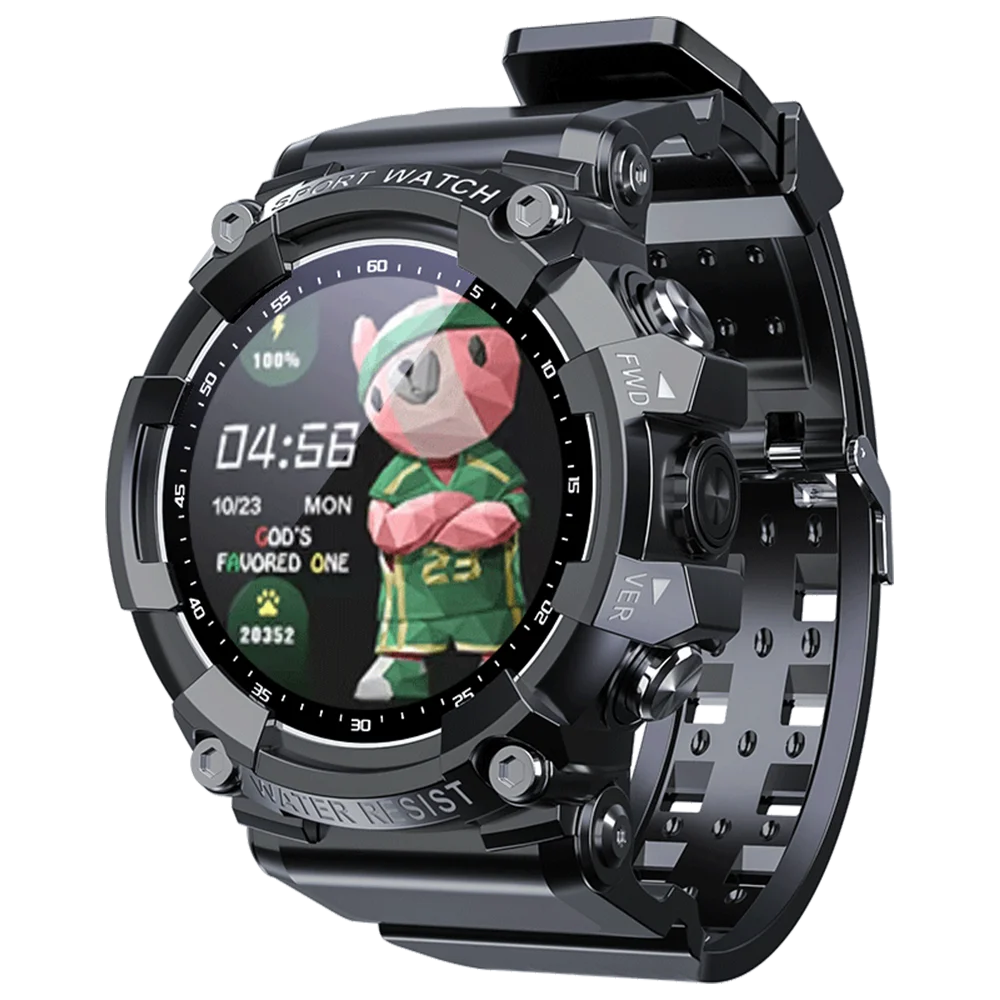 LOKMAT ATTACK 3 Man Woman Sports Smart Watch Bluetooth Call ECG Heart Rate Blood Pressure Sleep Monitor Multiple Languages New 
LOKMAT ATTACK 3 Man Woman Sports Smart Watch Bluetooth Call ECG Heart Rate Blood Pressure Sleep Monitor Multiple Languages New