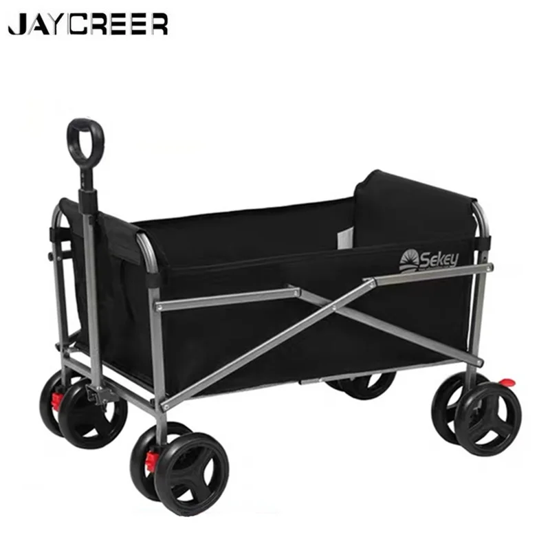 JayCreer Double Wheels Utlity Wagon Cart Hand Truck Garden | Автомобили и мотоциклы