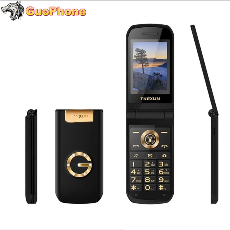 TKEXUN G3 G9000 женский флип телефон с камерой Две sim карты 2 4 дюйма сенсорный экран