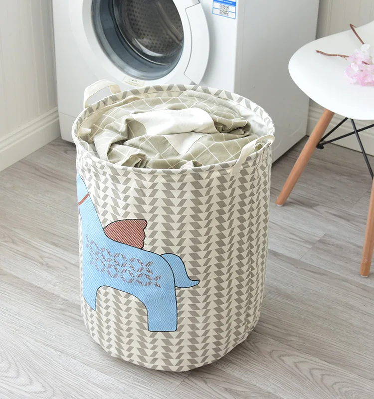 Nordic Style Lovely Horse Pattern Storage Bucket Waterproof Foods Toys Cloths Tidy Storage Container Storage Bag Gift For Baby
Nordic Style Lovely Horse Pattern Storage Bucket Waterproof Foods Toys Cloths Tidy Storage Container Storage Bag Gift For Baby