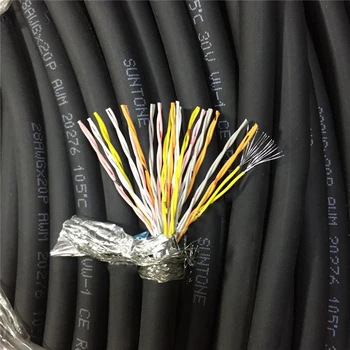 40 core 0.1 square twisted shielded signal tinned oil-resistant 28AWG UL soft twisted shielded wire tinned plc control line
40 core 0.1 square twisted shielded signal tinned oil-resistant 28AWG UL soft twisted shielded wire tinned plc control line