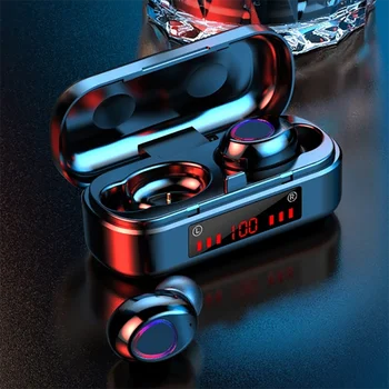 TWS Bluetooth 5.0 Earphones Wireless Headphone With LED Display 9D Stereo Sound Sport Gaming Headset Noise Cancelling Earbuds
TWS Bluetooth 5.0 Earphones Wireless Headphone With LED Display 9D Stereo Sound Sport Gaming Headset Noise Cancelling Earbuds