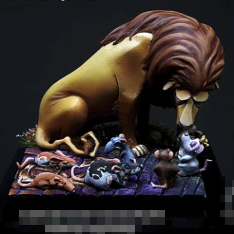 75MM Leo and the Queen of the Field Mice, Resin Model figure GK, Animal theme, Unassembled and unpainted kit
75MM Leo and the Queen of the Field Mice, Resin Model figure GK, Animal theme, Unassembled and unpainted kit