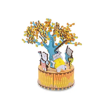 Merry-go-round Wooden Music Box Cartoon Shape Carousel Birthday Children Gift Wedding Crafts Decorative Accessories
Merry-go-round Wooden Music Box Cartoon Shape Carousel Birthday Children Gift Wedding Crafts Decorative Accessories