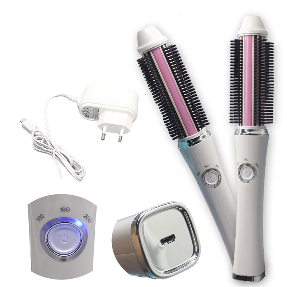 USB Hair Curling Irons Fast Heating Home Dual Voltage Electric Rotating Curler Iron
USB Hair Curling Irons Fast Heating Home Dual Voltage Electric Rotating Curler Iron