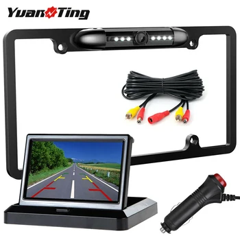 YuanTing License Plate Backup Rear View Waterproof Night Vision High Sensitive 7 Bright LED Reversing Camera 5’’ LCD Car Monitor
YuanTing License Plate Backup Rear View Waterproof Night Vision High Sensitive 7 Bright LED Reversing Camera 5’’ LCD Car Monitor