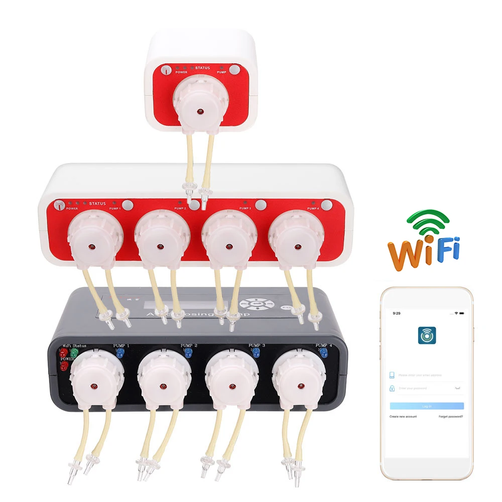 JEBAO Titration Pump DOSER WIFI Automatic Peristaltic Dosing Pump Timing Added Trace Element For Marine Aquarium Coral Fish Tank
JEBAO Titration Pump DOSER WIFI Automatic Peristaltic Dosing Pump Timing Added Trace Element For Marine Aquarium Coral Fish Tank