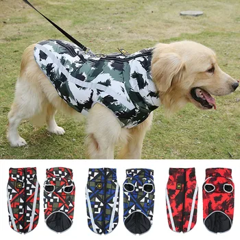 Waterproof Large Dog Coat Winter Jacket Outdoor Reflective Pet Clothes for Small Puppy Big Dogs Gold Retriever Labrador Outfits 
Waterproof Large Dog Coat Winter Jacket Outdoor Reflective Pet Clothes for Small Puppy Big Dogs Gold Retriever Labrador Outfits
