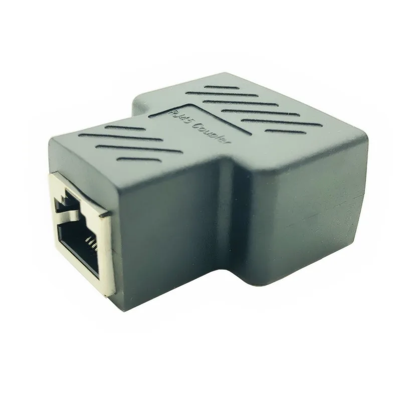 RJ45 Сплиттер 1 2 способа сети Ethernet головы Lan кабель Женский Столяр муфта удлинитель