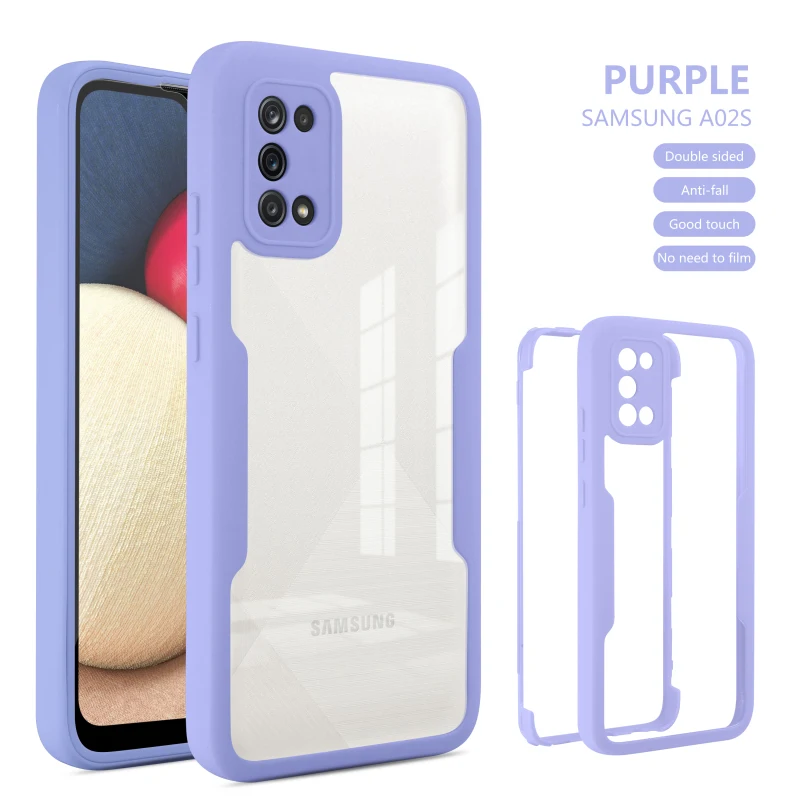Фото Fashion All Inclusive Phone Case For Samsung Galaxy A72 A22 A02S A82 A21S 360 A02 A12 A32 4G 5G A52 Silica Gel Protection Cover | Мобильные