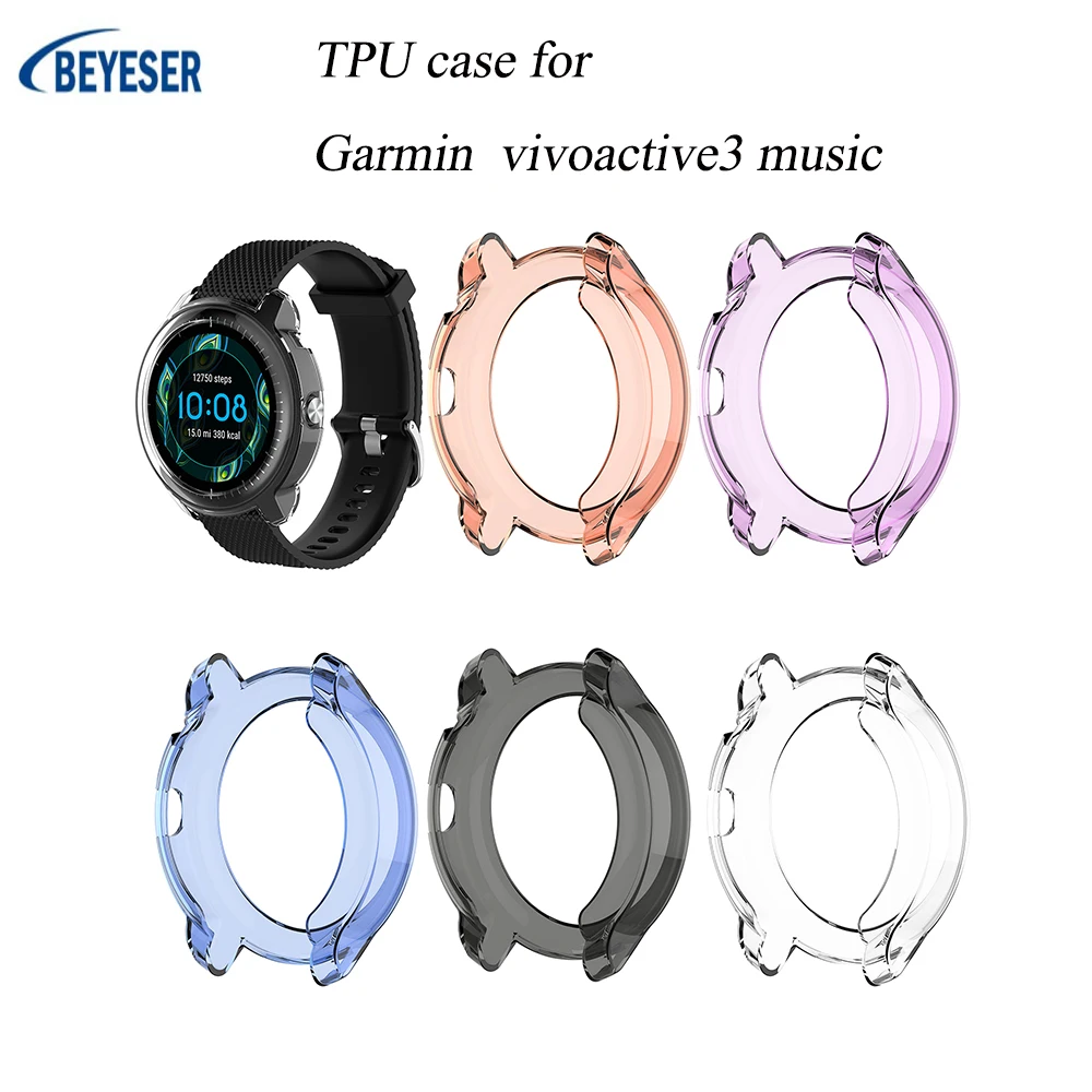 Ultra-thin Soft Smart Watch Case For Garmin vivoactive 3 Music Full Screen Protection TPU Case For Garmin vivoactive3 Music capa
Ultra-thin Soft Smart Watch Case For Garmin vivoactive 3 Music Full Screen Protection TPU Case For Garmin vivoactive3 Music capa