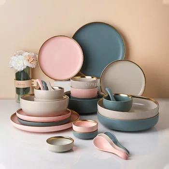 Solid Color Cutlery Tray Ceramic Plate Cooking Utensils Ceramic Plate Set Tableware Plate Wall Decoration Domestic Plate
Solid Color Cutlery Tray Ceramic Plate Cooking Utensils Ceramic Plate Set Tableware Plate Wall Decoration Domestic Plate