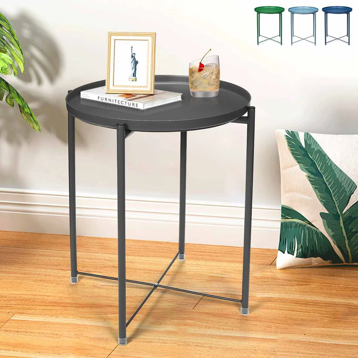 Coffee Tea Table Round Modern Home Decor Metal Anti-skid Sturdy Side Table Nightstand for Outdoor Indoor Living Bed Room Patio
Coffee Tea Table Round Modern Home Decor Metal Anti-skid Sturdy Side Table Nightstand for Outdoor Indoor Living Bed Room Patio