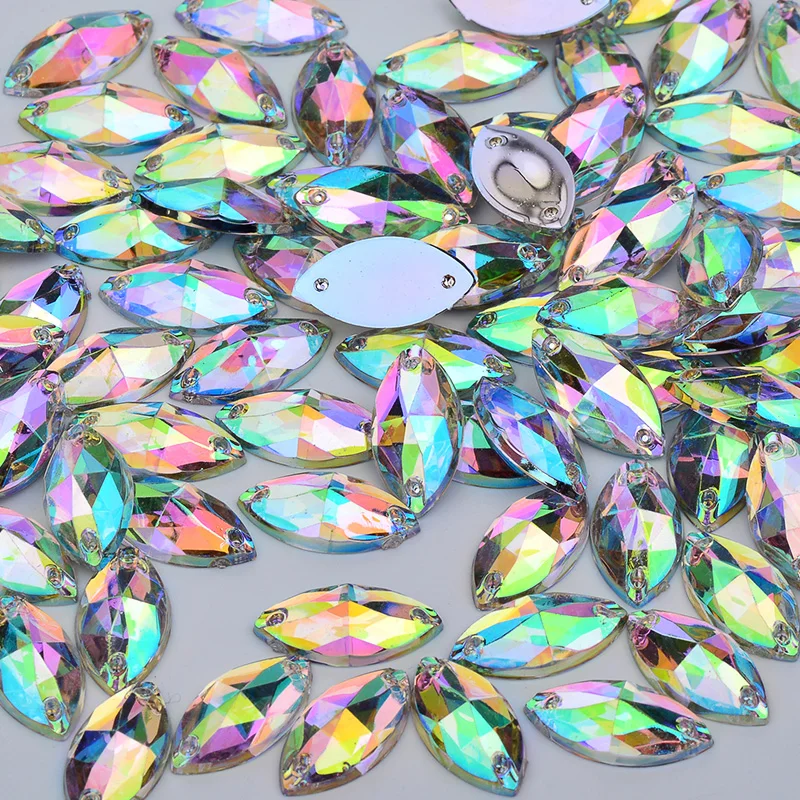 JUNAO-6-12mm-9-18mm-Sewing-Crystal-AB-Horse-Eye-Rhinestone-Applique-Flatback-Acrylic-Strass-Crystal (3)