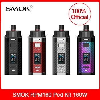 Newest SMOK RPM160 Dual 18650 Pod Mod Kit 160W 7.5ml Pod 0.15ohm Mesh Coil E Cigarette Vaporizer Vape kit VS RPM80 Pro 
Newest SMOK RPM160 Dual 18650 Pod Mod Kit 160W 7.5ml Pod 0.15ohm Mesh Coil E Cigarette Vaporizer Vape kit VS RPM80 Pro