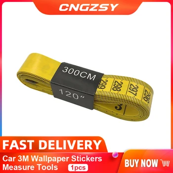 CNGZSY 3M Wallpaper Measure Tape with Magnet Car Auto Vinyl Wrap Measuring Tailor Sewing Tape Car Stickers Measure Tools D19
CNGZSY 3M Wallpaper Measure Tape with Magnet Car Auto Vinyl Wrap Measuring Tailor Sewing Tape Car Stickers Measure Tools D19