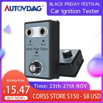OBD2 12V Car Spark Plug Tester Ignition Tester Double Hole Analyzer Plugs Wires Coils Lgnition Spark plug Tester Automotive Tool
OBD2 12V Car Spark Plug Tester Ignition Tester Double Hole Analyzer Plugs Wires Coils Lgnition Spark plug Tester Automotive Tool