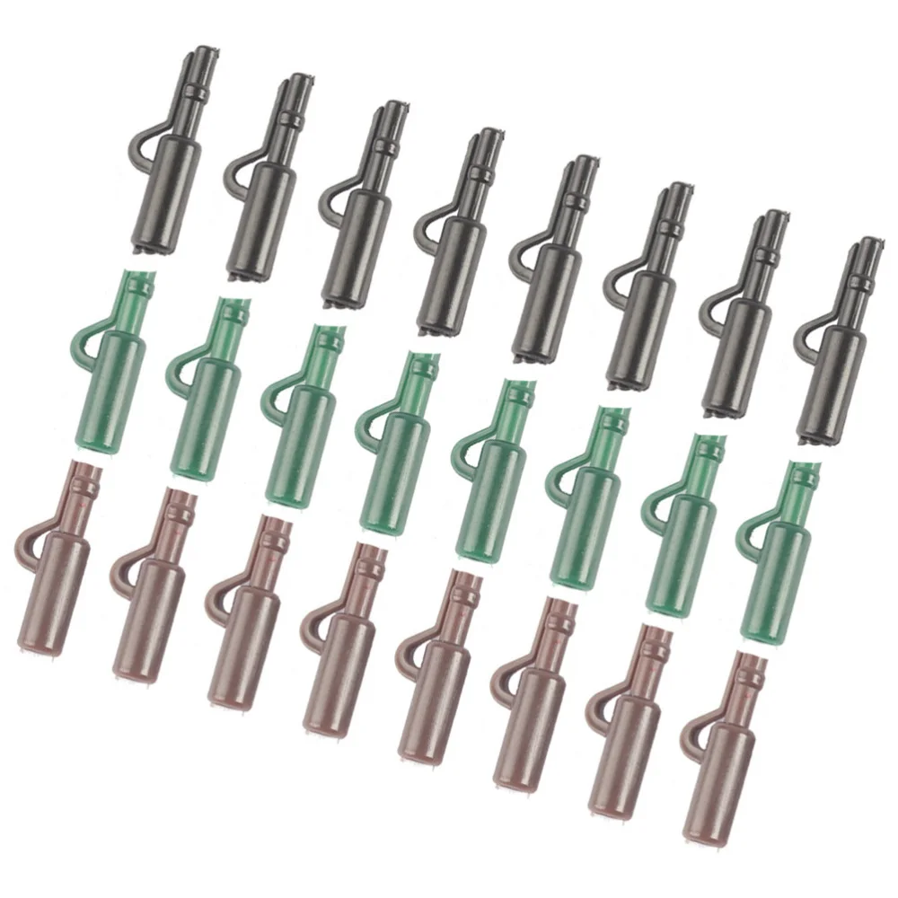 150PCS Fishing Set Squid Fixed Line Accessories Lead Clips(Green+Brown+Black) | Спорт и развлечения