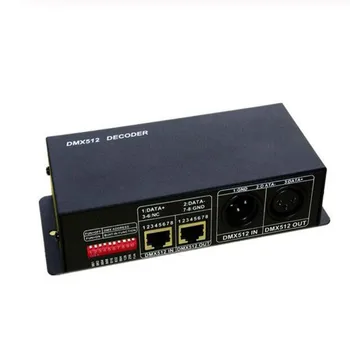3CH DMX512 LED Controller Dimmer DMX 512 decoder for RGB Strip 350ma/CH WS-DMX-NET-K-3CH
3CH DMX512 LED Controller Dimmer DMX 512 decoder for RGB Strip 350ma/CH WS-DMX-NET-K-3CH