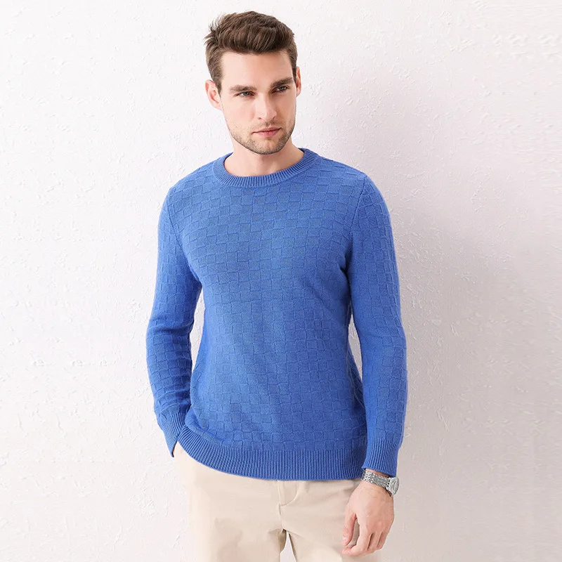 Men Woollen Sweater Crew Neck Middle-aged Solid Color Trend Sweater Autumn & Winter Thick Square Sweater Long-sleeved T-shirt
Men Woollen Sweater Crew Neck Middle-aged Solid Color Trend Sweater Autumn & Winter Thick Square Sweater Long-sleeved T-shirt