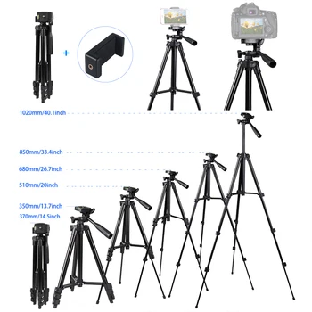 Digital Camera Extendable Tripod Stand Smart Mobile Phone Mount Holder Clip Set For Nikon Sony Canon iPhone 8 7 6 X Max Android 
Digital Camera Extendable Tripod Stand Smart Mobile Phone Mount Holder Clip Set For Nikon Sony Canon iPhone 8 7 6 X Max Android