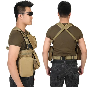 Military Tactical Vest Molle Combat Assault Plate Carrier Tactical Vest CS Outdoor Clothing Hunting Chest CS Covering Vest
Military Tactical Vest Molle Combat Assault Plate Carrier Tactical Vest CS Outdoor Clothing Hunting Chest CS Covering Vest