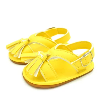 Summer New Tassel Tassel Baby Cool Shoes 0-1 Years Old Soft Rubber Sole Baby Toddler Shoes L702
Summer New Tassel Tassel Baby Cool Shoes 0-1 Years Old Soft Rubber Sole Baby Toddler Shoes L702