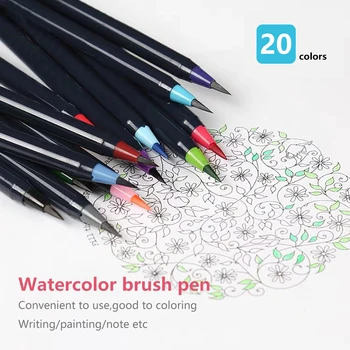 20pcs/set Nylonhair Hook Line pen painting brush Marker DIY Manga Supplies Tool Art Stationery Watercolor Painting
20pcs/set Nylonhair Hook Line pen painting brush Marker DIY Manga Supplies Tool Art Stationery Watercolor Painting