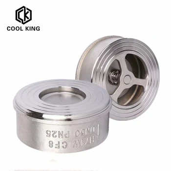 CK 1/2" 3/4" 1" 1-1/4" 1-1/2" 2" Pair clamp type Non-return Check Valve SS304 Stainless Steel Wafer Valve DN15- DN50
CK 1/2" 3/4" 1" 1-1/4" 1-1/2" 2" Pair clamp type Non-return Check Valve SS304 Stainless Steel Wafer Valve DN15- DN50