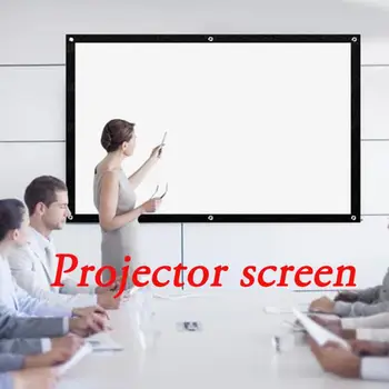 100 Inch Portable Projector Screen HD Foldable Video Movie Screen 4:3/16:9 Canvas Soft Curtain for Indoor Outdoor Home Projector
100 Inch Portable Projector Screen HD Foldable Video Movie Screen 4:3/16:9 Canvas Soft Curtain for Indoor Outdoor Home Projector