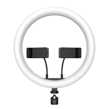 12 Inch 30CM Live Fill Light LED Dual-Camera Ring Light Desktop Live Lighting Three-Color Adjustable
12 Inch 30CM Live Fill Light LED Dual-Camera Ring Light Desktop Live Lighting Three-Color Adjustable