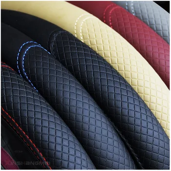 Car Leather Steering Wheel Covers for Toyota Allion Auris Avalon Aygo Vios Vitz Yaris Mark X Hilux corolla altis axio
Car Leather Steering Wheel Covers for Toyota Allion Auris Avalon Aygo Vios Vitz Yaris Mark X Hilux corolla altis axio