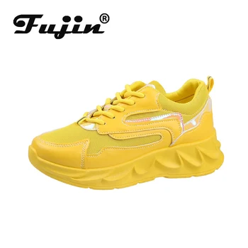 Fujin Spring Women Sneakers Dropshipping Thick Bottom Chunky Shoes Round Toe Fashion Breathing Thick Bottom Causal Women Shoes 
Fujin Spring Women Sneakers Dropshipping Thick Bottom Chunky Shoes Round Toe Fashion Breathing Thick Bottom Causal Women Shoes