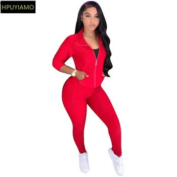 HPUYIAMO Active Wear Elastic Plaid Women's Set Zipper Sweatshirt Tops Jogger Pants Suit Tracksuit Two Piece Set Sport Sweatshirt
HPUYIAMO Active Wear Elastic Plaid Women's Set Zipper Sweatshirt Tops Jogger Pants Suit Tracksuit Two Piece Set Sport Sweatshirt