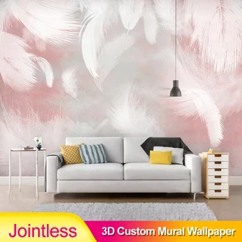 Jointless Custom 3D Photo Murals Wallpaper Modern Abstract Feather Art Wall Painting Living Room Bedroom Wall Papers Home Decor
Jointless Custom 3D Photo Murals Wallpaper Modern Abstract Feather Art Wall Painting Living Room Bedroom Wall Papers Home Decor