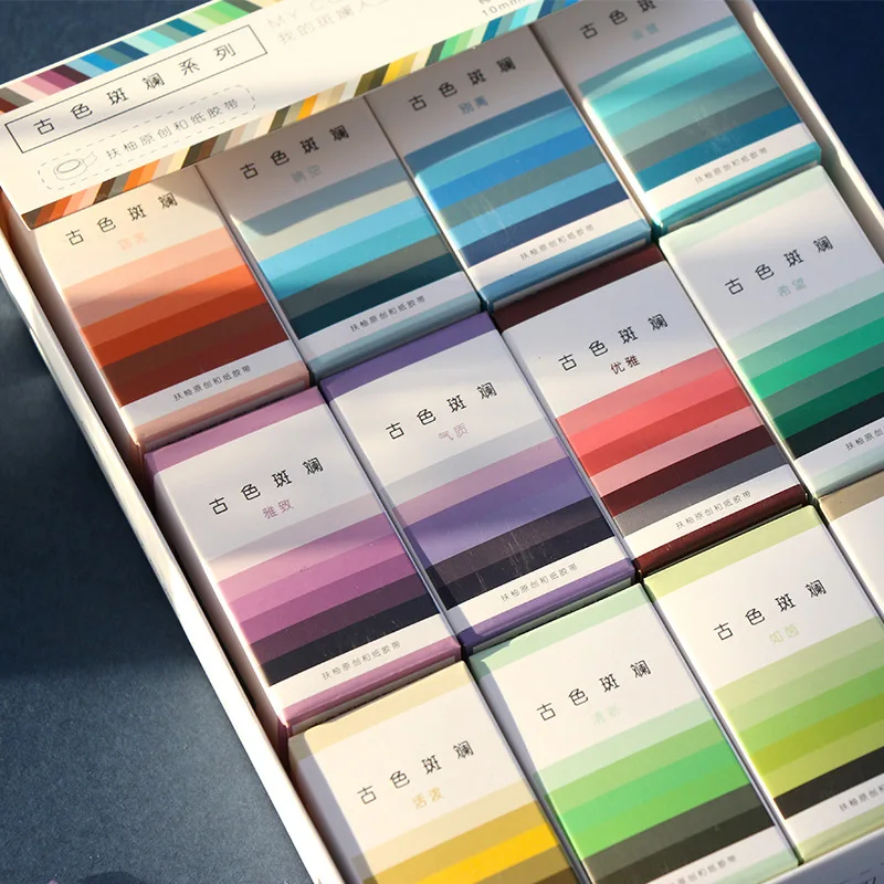 Retro Solid Color Gradient Series Journal Washi Tape Fresh Air DIY Scrapbooking Sticker Label Masking Tapes Elegant
Retro Solid Color Gradient Series Journal Washi Tape Fresh Air DIY Scrapbooking Sticker Label Masking Tapes Elegant