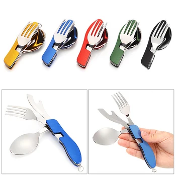 4 in 1 Multifunctional Camping Utensils Set Camping Spork Travel Tableware Folding Spoon Fork Knife Set Hiking Picnic Cookware
4 in 1 Multifunctional Camping Utensils Set Camping Spork Travel Tableware Folding Spoon Fork Knife Set Hiking Picnic Cookware