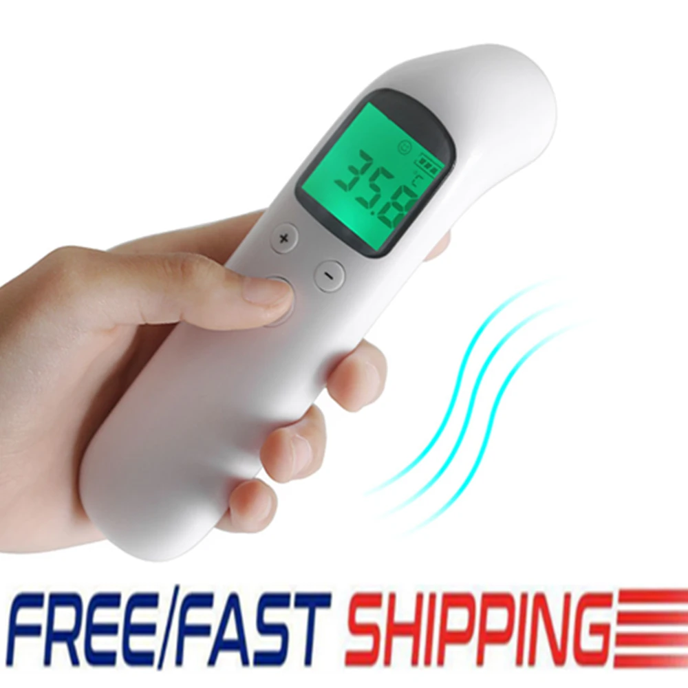 High Quality Digital LCD Thermometer Non-contact Infrared Forehead Non-touch Body Temperature Gun Safe Convenient Thermometers
High Quality Digital LCD Thermometer Non-contact Infrared Forehead Non-touch Body Temperature Gun Safe Convenient Thermometers