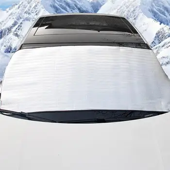 2Pcs Car Winter Snow Windshield Visor Shield Cover Snow Frost Protection Car Front Shield Glass Sun Shield Silver Cover
2Pcs Car Winter Snow Windshield Visor Shield Cover Snow Frost Protection Car Front Shield Glass Sun Shield Silver Cover