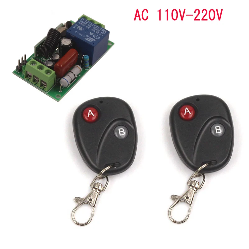 110V 220V AC 10A Relay Receiver Transmitter Light Lamp LED Remote Control Switch Power Wireless ON OFF Key Switch Lock Unlock
110V 220V AC 10A Relay Receiver Transmitter Light Lamp LED Remote Control Switch Power Wireless ON OFF Key Switch Lock Unlock